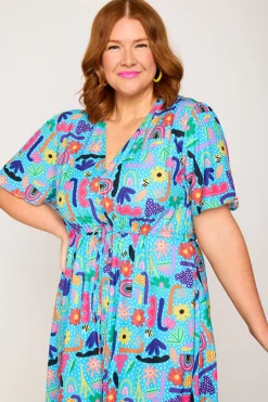 Lorraine Designs Casual Dresses | Fit & Flare Dresses*Marley Shine Bright Dress