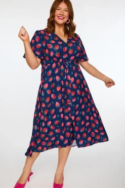 Lorraine Designs Casual Dresses | Fit & Flare Dresses*Marley Strawberry Patch Dress