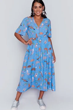 Lorraine Designs Casual Dresses | Fit & Flare Dresses*Marley Sweet Aussie Animals Dress