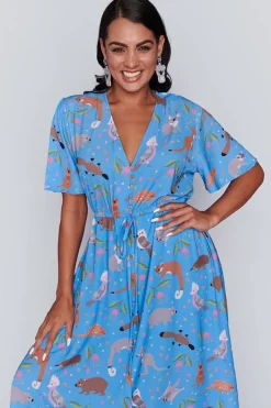 Lorraine Designs Casual Dresses | Fit & Flare Dresses*Marley Sweet Aussie Animals Dress