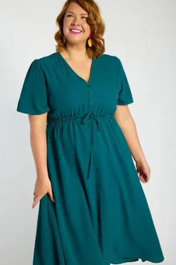 Lorraine Designs Casual Dresses | Fit & Flare Dresses*Marley Teal Dress