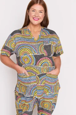 YD International Tops*Meredith Next To You Scrub Top