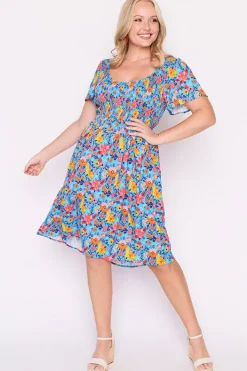 Lorraine Designs Casual Dresses | Fit & Flare Dresses*Merida Sky Garden Dress