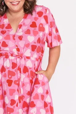 Lorraine Designs Fit & Flare Dresses | Midi Dresses*Michelle My Heart Dress
