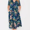 Lorraine Designs Fit & Flare Dresses | Midi Dresses*Michelle Navy In Bloom Dress