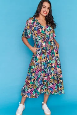 Lorraine Designs Casual Dresses | Fit & Flare Dresses*Michelle Pacific Vibes Dress