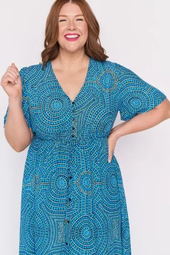 YD International Fit & Flare Dresses | Midi Dresses*Michelle Plenty Of Water Dress