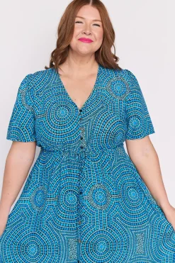 YD International Fit & Flare Dresses | Midi Dresses*Michelle Plenty Of Water Dress
