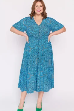 YD International Fit & Flare Dresses | Midi Dresses*Michelle Plenty Of Water Dress
