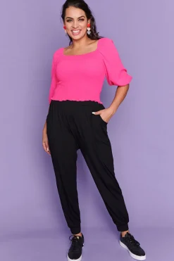 Lorraine Designs Pants & Jeans*Misty Black Relaxed Pants