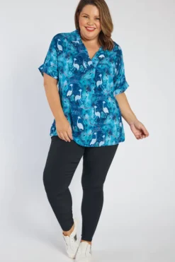 Lorraine Designs Tops | Loose Dresses*Monnie Night Sky Top