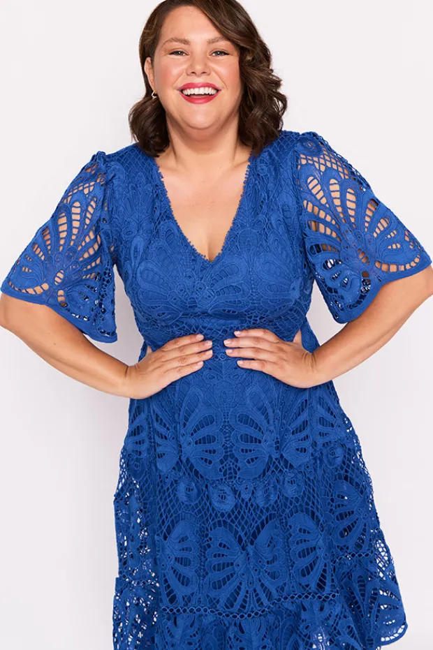 Lorraine Designs Cocktail Dresses | Bridesmaid Dresses*Nicolla Cobalt Lace Dress