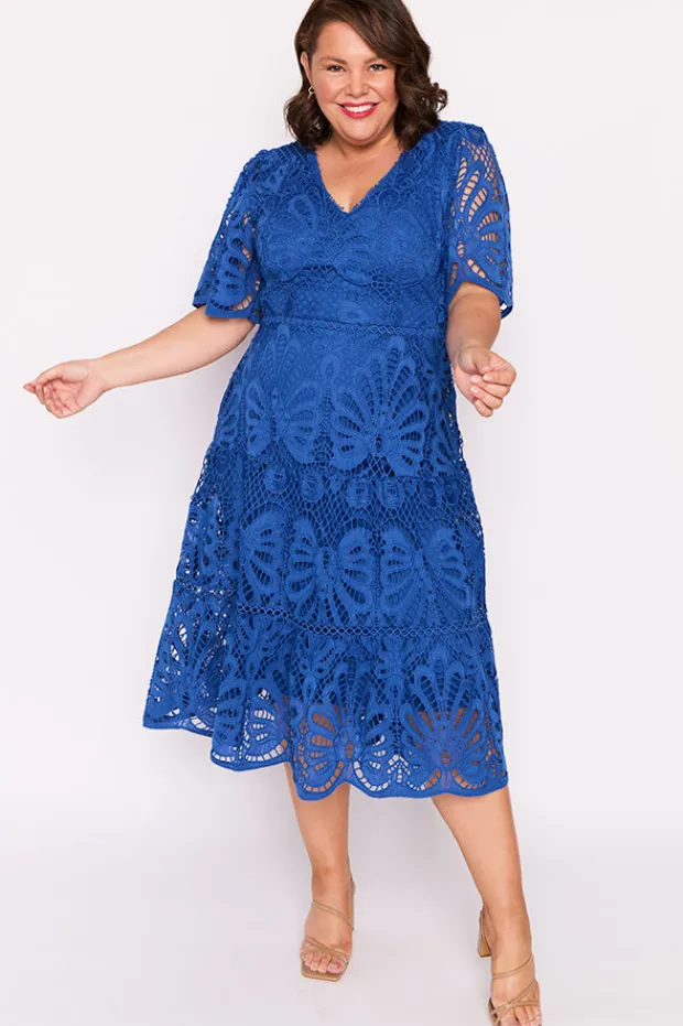 Lorraine Designs Cocktail Dresses | Bridesmaid Dresses*Nicolla Cobalt Lace Dress