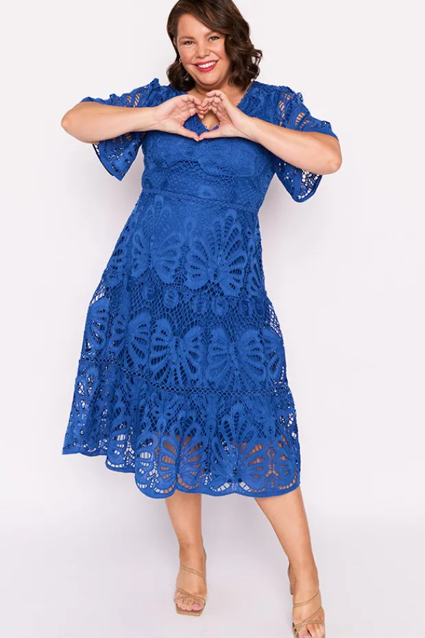 Lorraine Designs Cocktail Dresses | Bridesmaid Dresses*Nicolla Cobalt Lace Dress