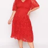 Lorraine Designs Cocktail Dresses | Bridesmaid Dresses*Nicolla Red Lace Dress