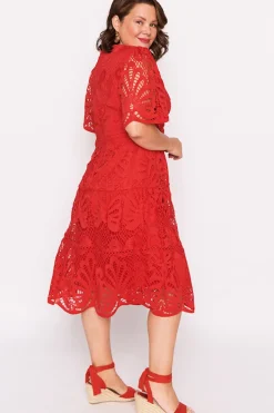 Lorraine Designs Cocktail Dresses | Bridesmaid Dresses*Nicolla Red Lace Dress