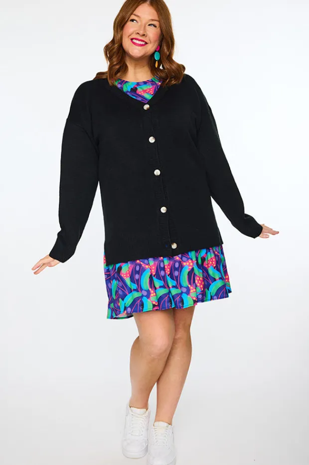 Lorraine Designs Knits & Cardigans*Nola Black Cardi