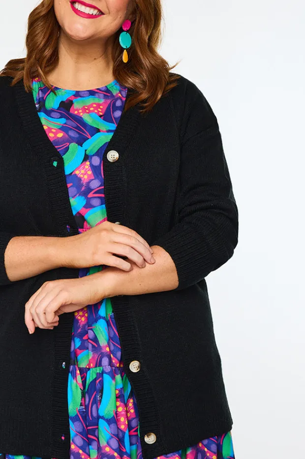 Lorraine Designs Knits & Cardigans*Nola Black Cardi