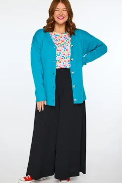 Lorraine Designs Knits & Cardigans*Nola Teal Cardi