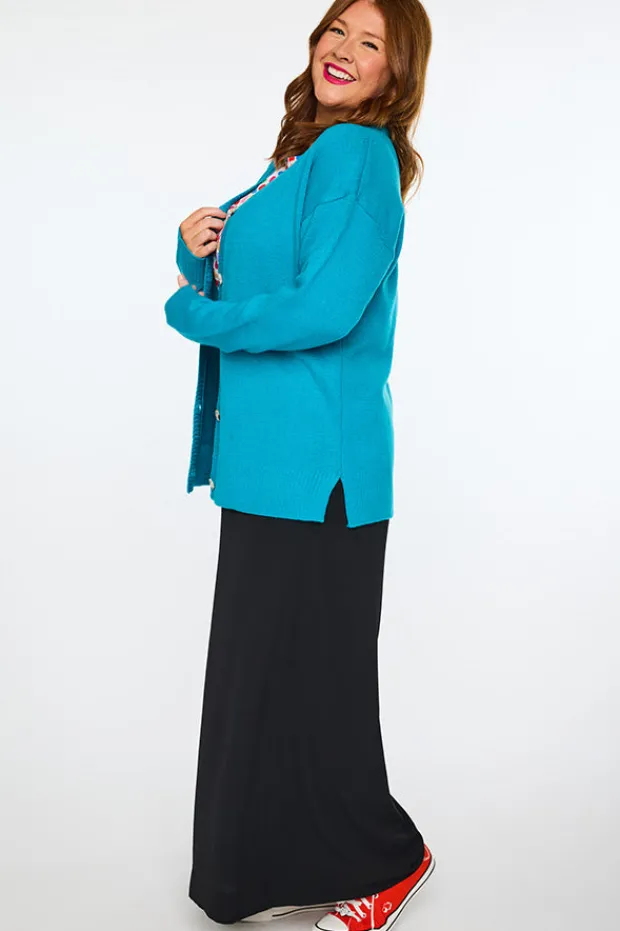 Lorraine Designs Knits & Cardigans*Nola Teal Cardi