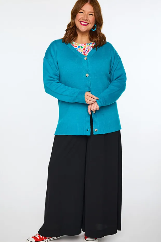 Lorraine Designs Knits & Cardigans*Nola Teal Cardi