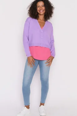 Lorraine Designs Knits & Cardigans*Norma Lilac Cardi