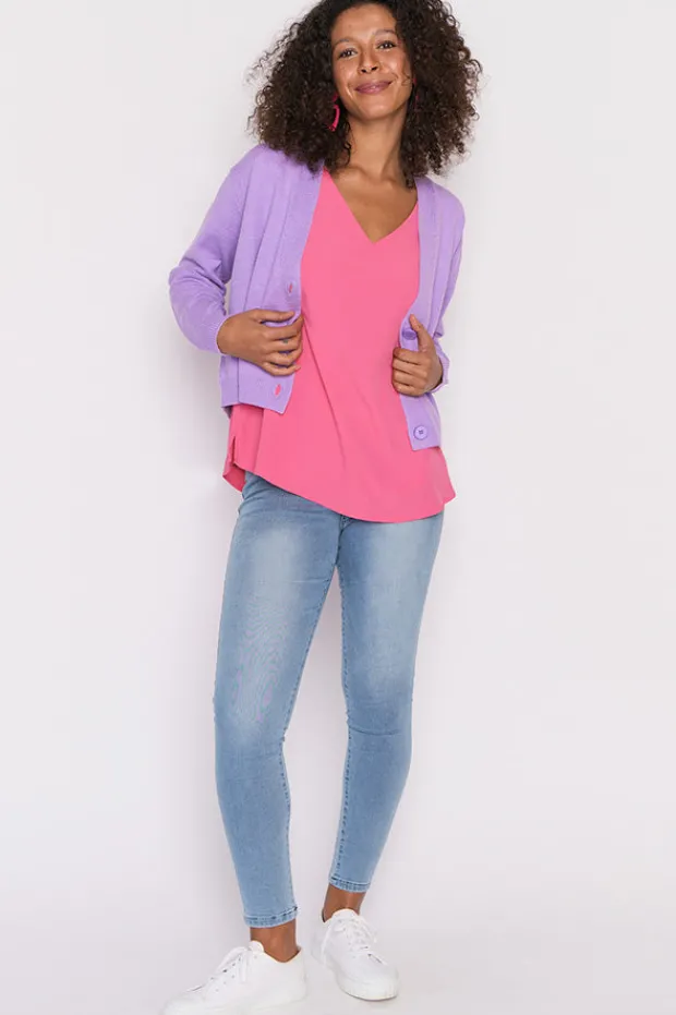 Lorraine Designs Knits & Cardigans*Norma Lilac Cardi