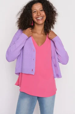 Lorraine Designs Knits & Cardigans*Norma Lilac Cardi