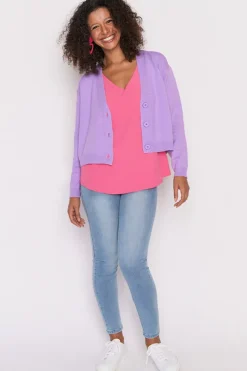 Lorraine Designs Knits & Cardigans*Norma Lilac Cardi