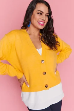 Lorraine Designs Knits & Cardigans*Norma Yellow Cardi