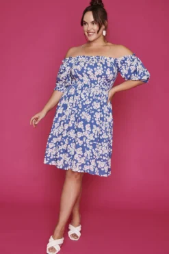Lorraine Designs Off The Shoulder Dresses | Cocktail Dresses*Nyla Blue Daisy Dress
