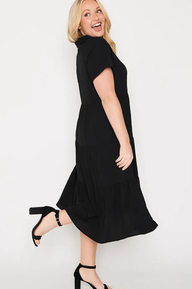 Lorraine Designs Shirt Dresses | Casual Dresses*Perry Black Dress