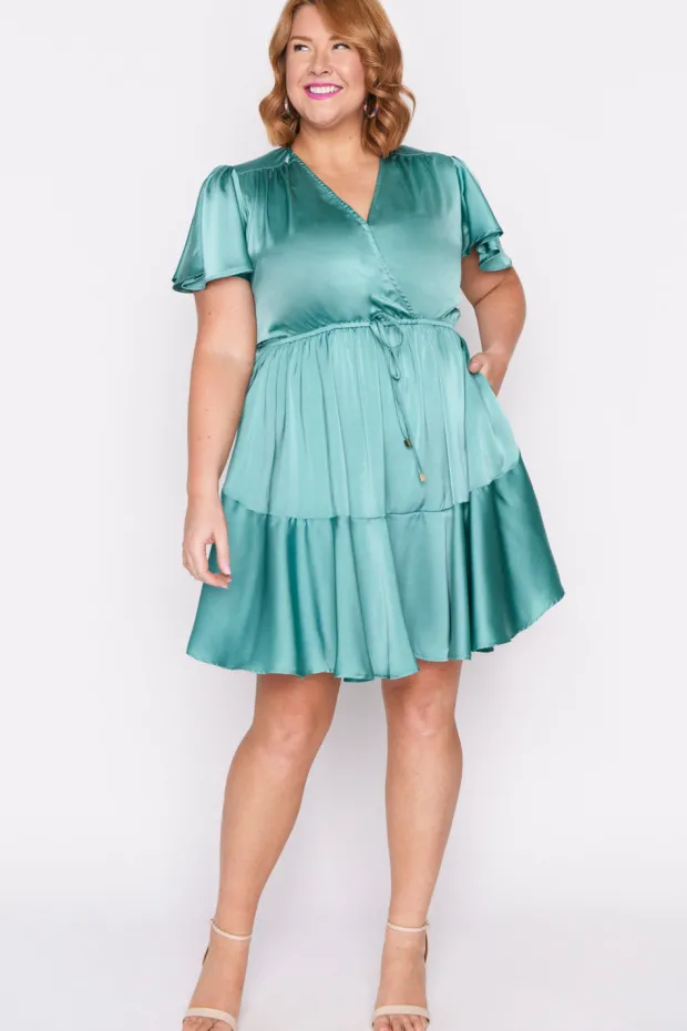 Lorraine Designs Cocktail Dresses | Bridesmaid Dresses*Peyton Wasabi Green Party Dress