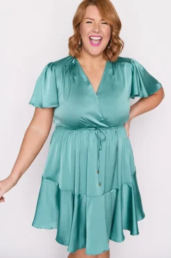 Lorraine Designs Cocktail Dresses | Bridesmaid Dresses*Peyton Wasabi Green Party Dress