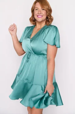 Lorraine Designs Cocktail Dresses | Bridesmaid Dresses*Peyton Wasabi Green Party Dress