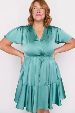 Lorraine Designs Cocktail Dresses | Bridesmaid Dresses*Peyton Wasabi Green Party Dress