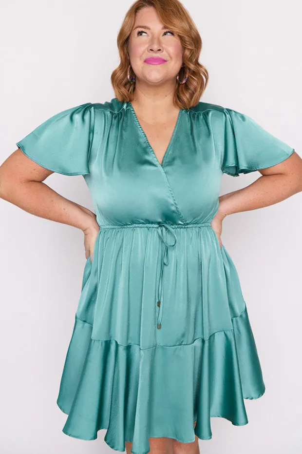 Lorraine Designs Cocktail Dresses | Bridesmaid Dresses*Peyton Wasabi Green Party Dress