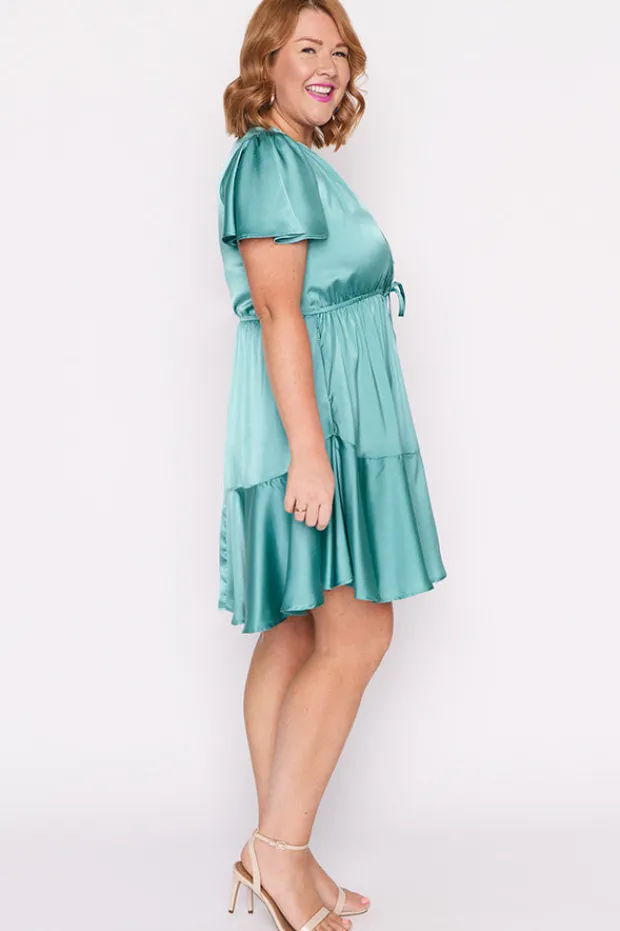 Lorraine Designs Cocktail Dresses | Bridesmaid Dresses*Peyton Wasabi Green Party Dress
