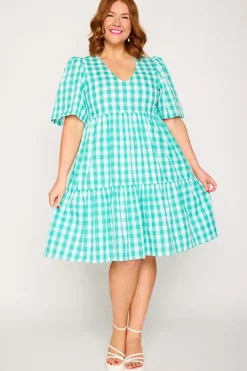 Lorraine Designs Shift Dresses | Casual Dresses*Rachelle Jade Gingham Dress
