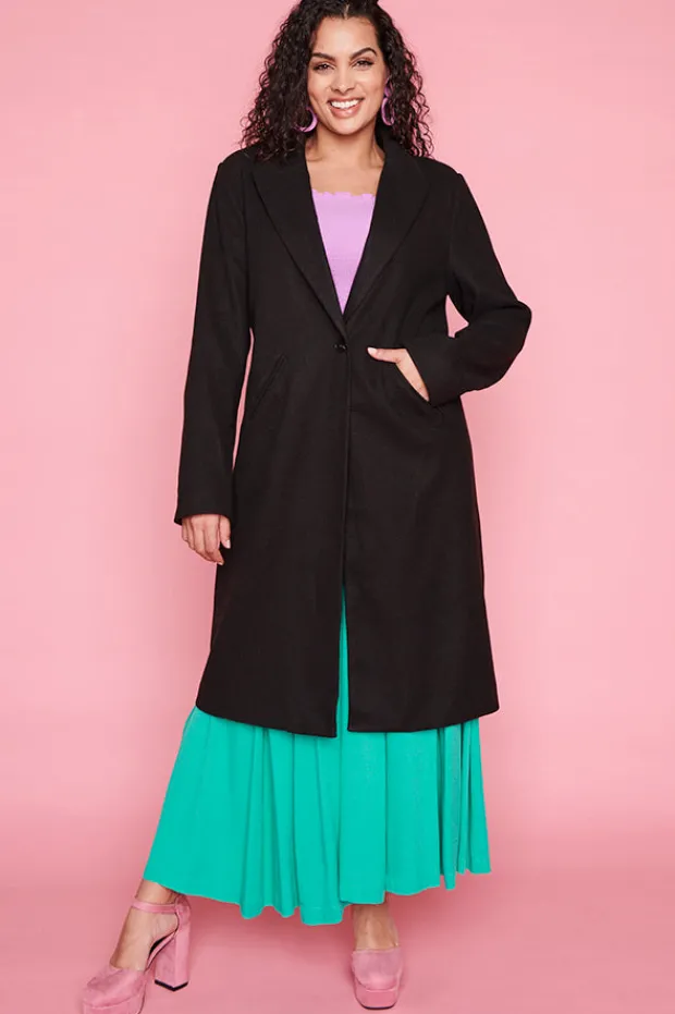 Lorraine Designs Jackets & Coats*Reena Black Coat