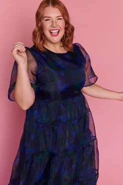 Lorraine Designs Casual Dresses | Fit & Flare Dresses*Rome Midnight Garden Party Dress