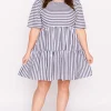 Lorraine Designs Shift Dresses | Loose Dresses*Ronnie Navy Stripe Dress