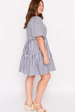 Lorraine Designs Shift Dresses | Loose Dresses*Ronnie Navy Stripe Dress