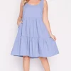 Lorraine Designs Fit & Flare Dresses | Knee Length Dresses*Rory Blue Dress