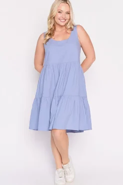 Lorraine Designs Fit & Flare Dresses | Knee Length Dresses*Rory Blue Dress