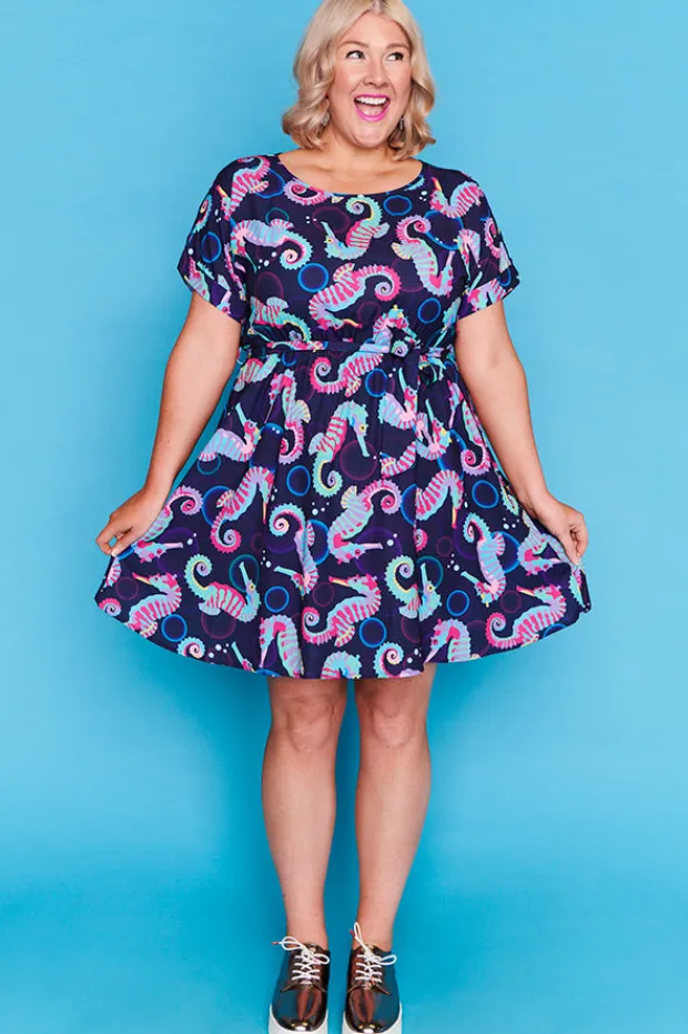 Lorraine Designs Casual Dresses | Fit & Flare Dresses*Rosalie Seahorses Dress