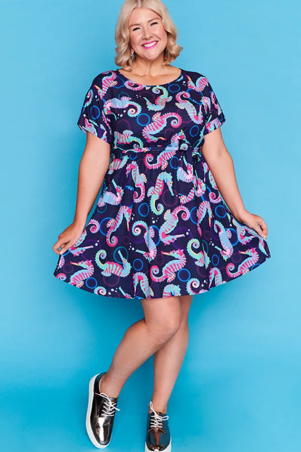 Lorraine Designs Casual Dresses | Fit & Flare Dresses*Rosalie Seahorses Dress