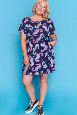 Lorraine Designs Casual Dresses | Fit & Flare Dresses*Rosalie Seahorses Dress
