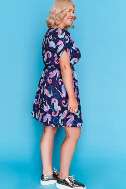 Lorraine Designs Casual Dresses | Fit & Flare Dresses*Rosalie Seahorses Dress