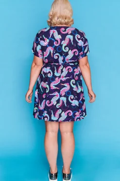 Lorraine Designs Casual Dresses | Fit & Flare Dresses*Rosalie Seahorses Dress